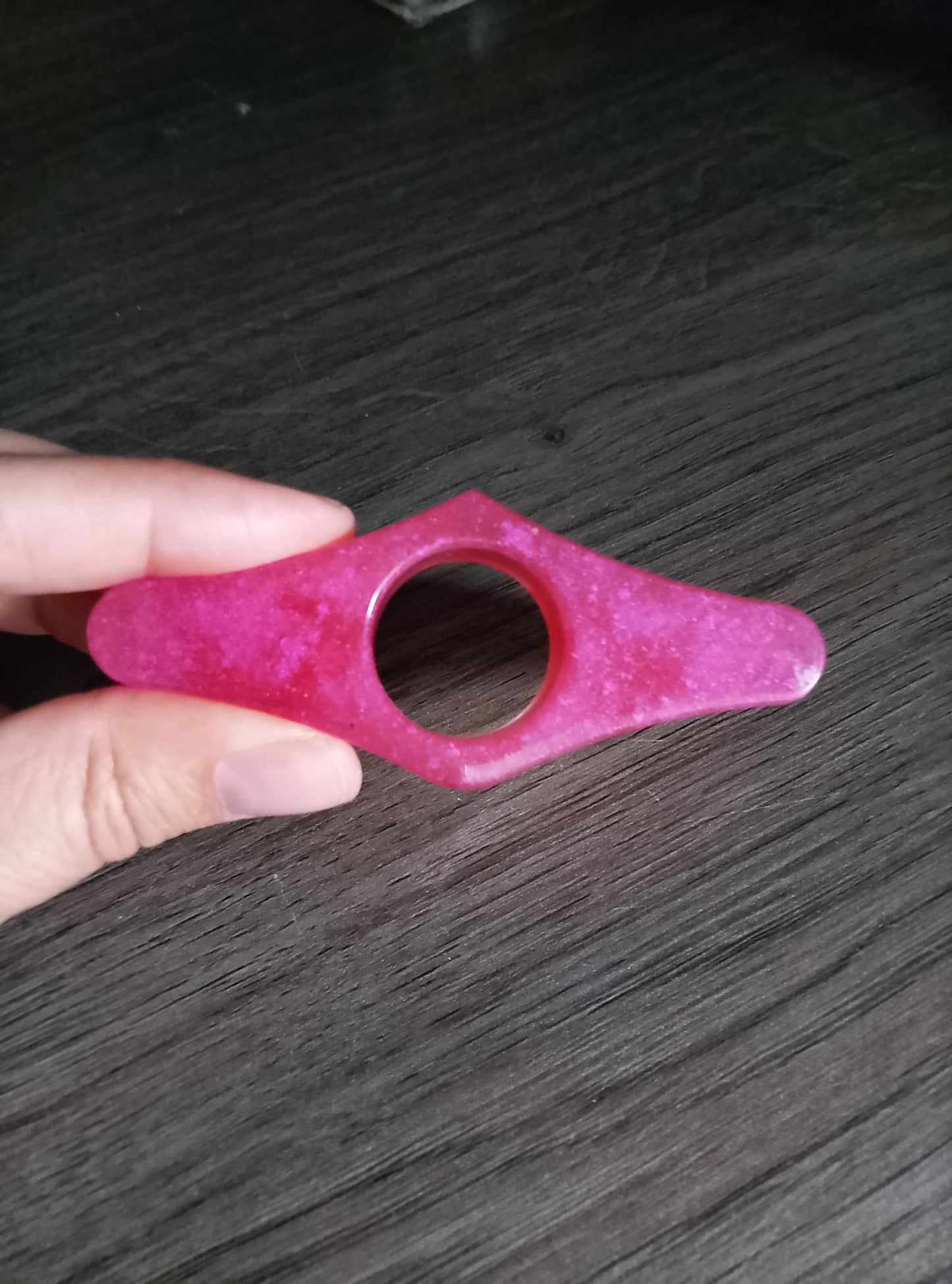 bague de lecture rose