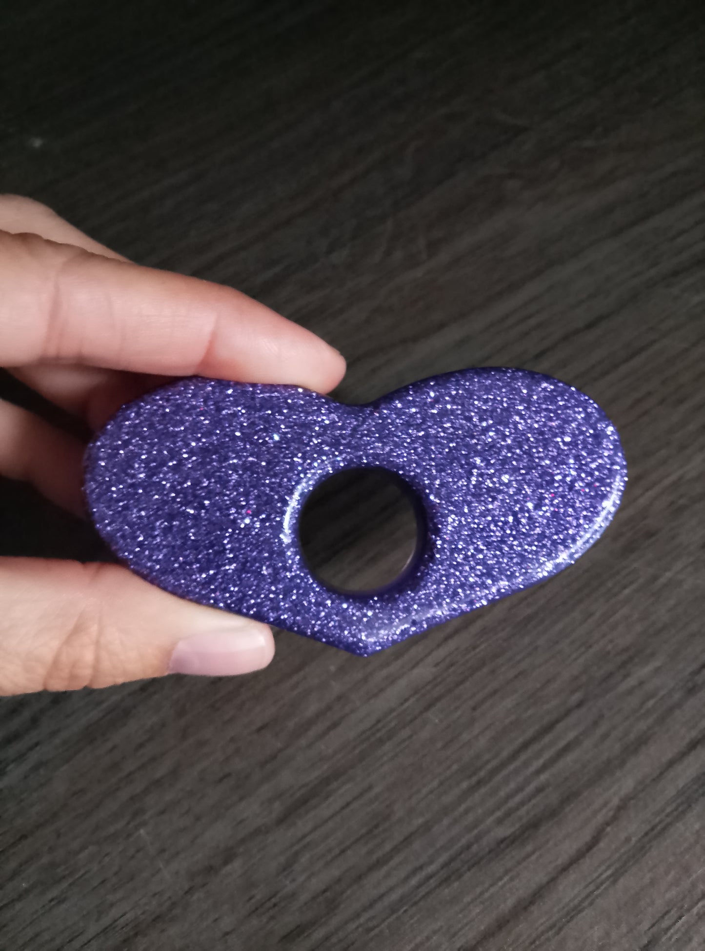 bague de lecture violette