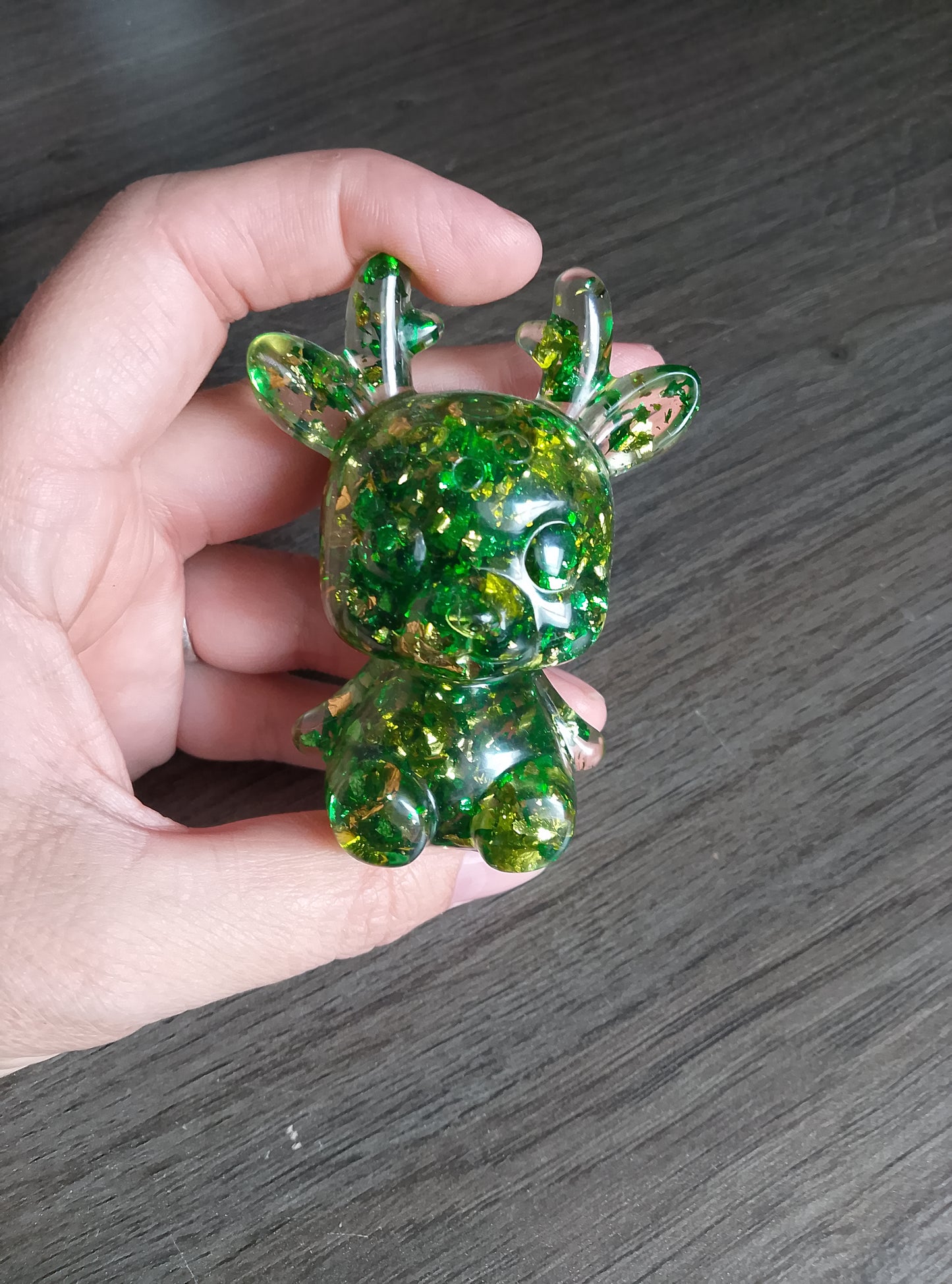 biche verte et or