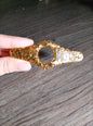 bague de lecture paillettes or