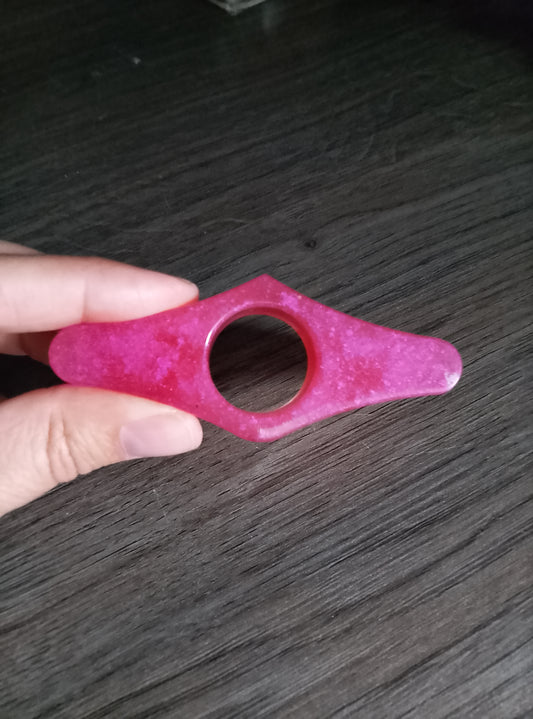 bague de lecture rose