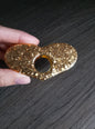 bague de lecture paillette or