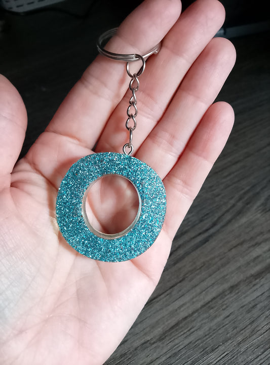 porte clé O bleue